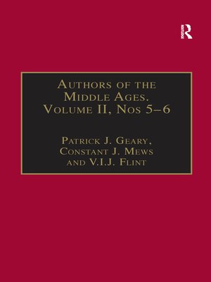 cover image of Authors of the Middle Ages, Volume II, Nos 5–6